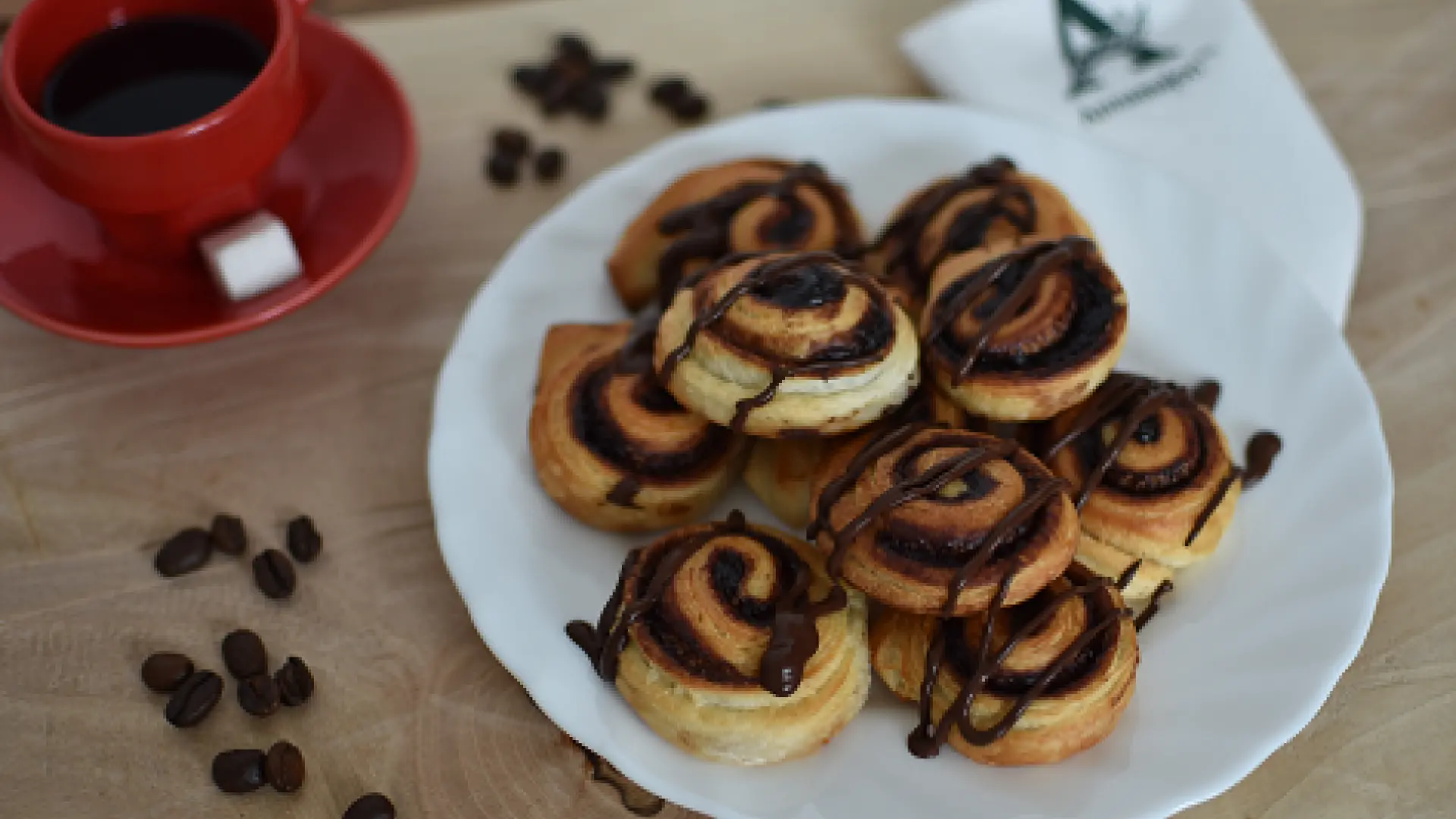 Mini kakaós csiga leveles 1 kg-os kiszerelés